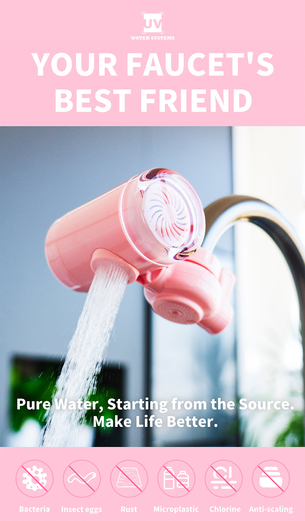 PureElite Luxury Tap Filter for Muscat