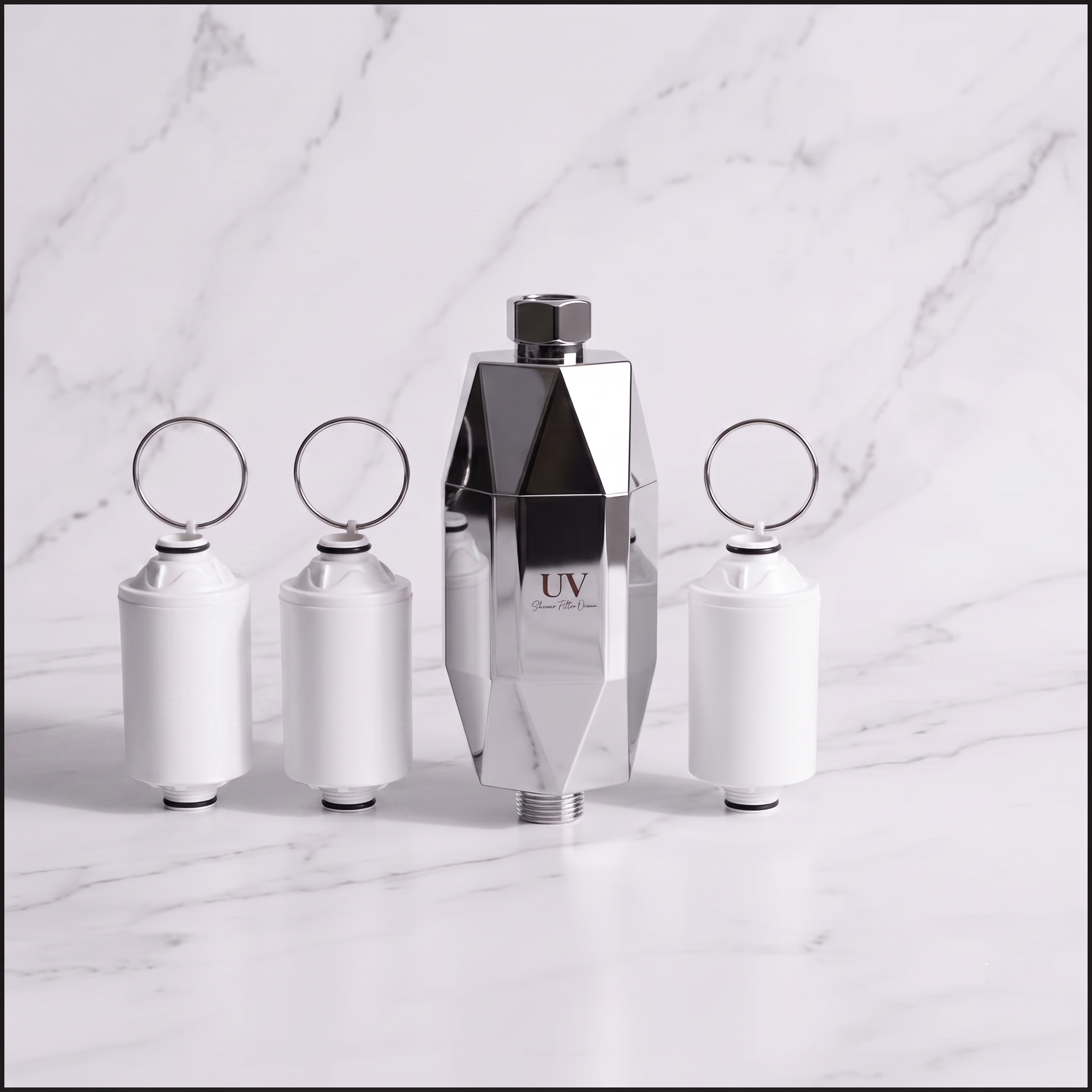 Multi-Stage Luxury Shower Filter — Removes Chlorine, Heavy Metals & Dirt Shower Filter Oman