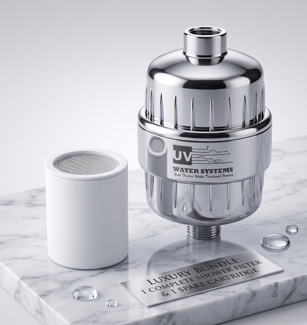 UV Water Systems Premium Steel Shower Filter UV Water Systems