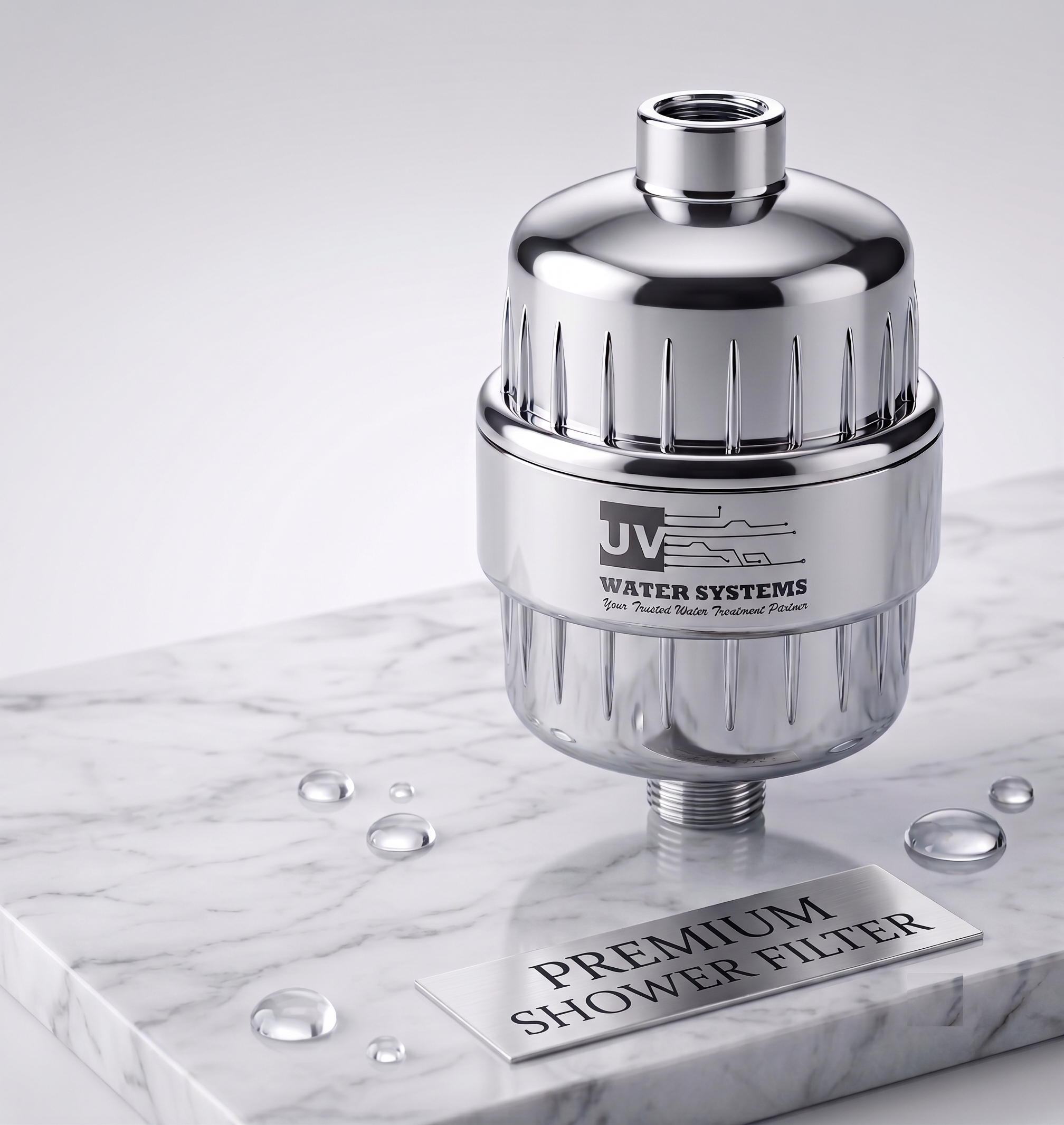 UV Water Systems Premium Steel Shower Filter UV Water Systems