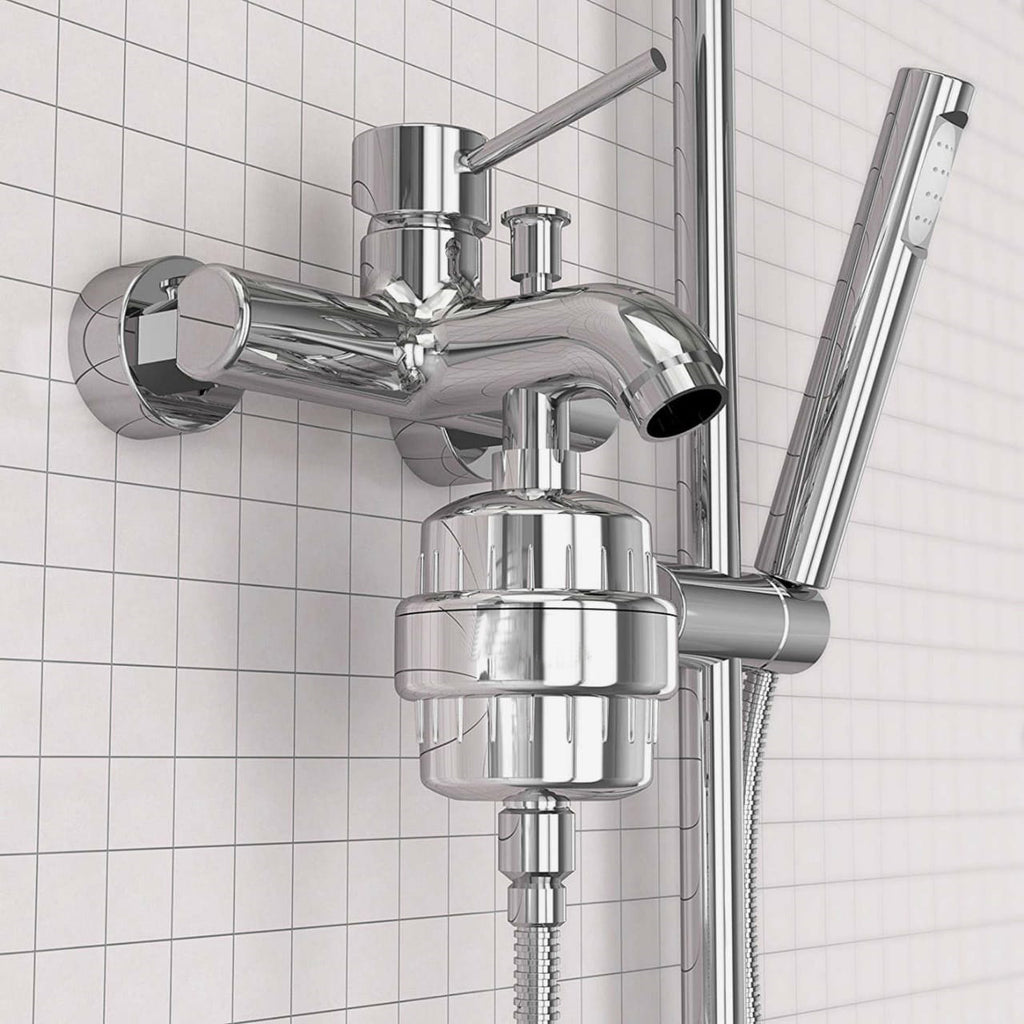 Premium Shower Filter - Free Spare Cartridge - specially designed for Oman's water