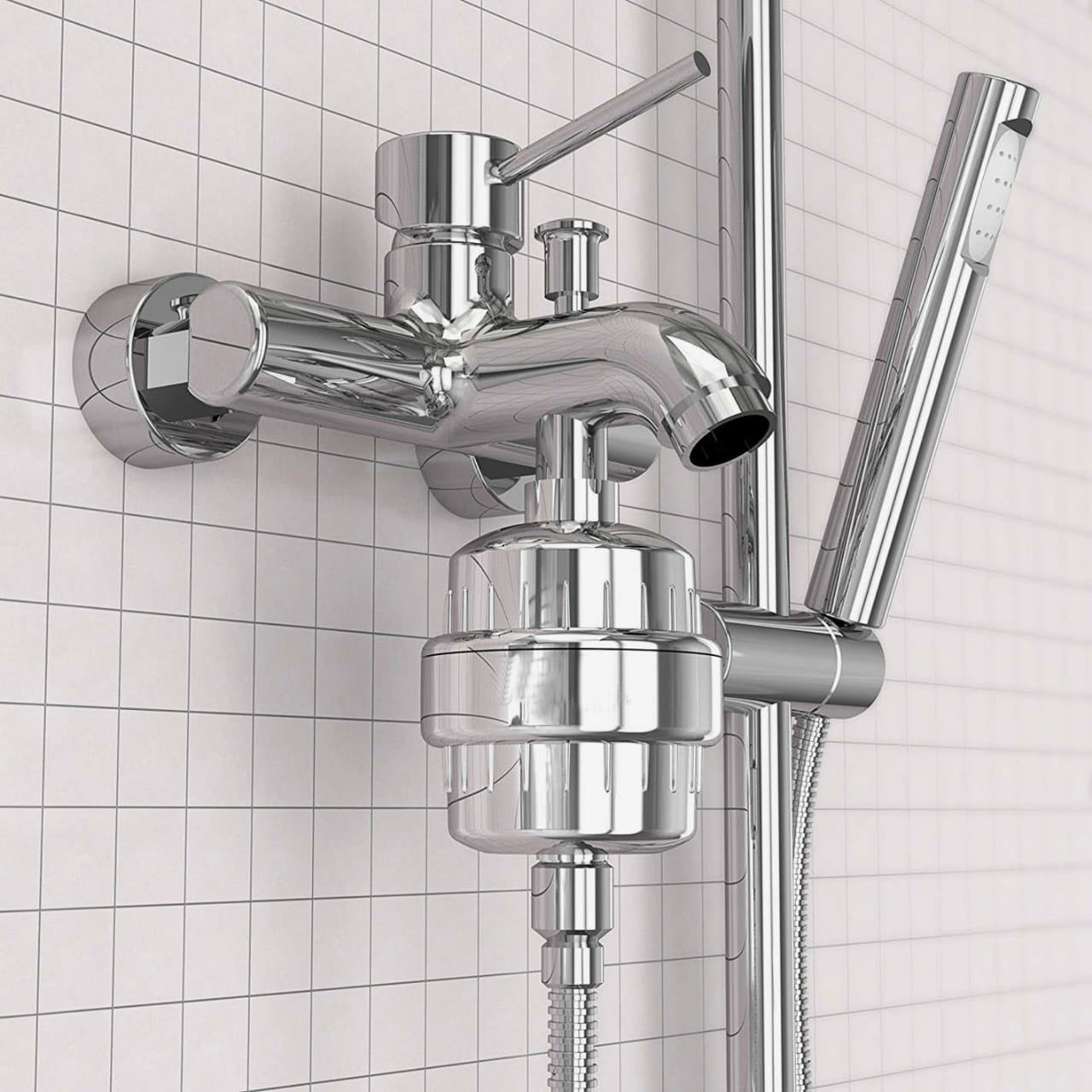 Premium Shower Filter - Free Spare Cartridge - specially designed for Oman's water