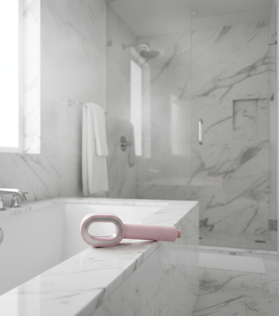 Luxury Fragrance Shower Filter — Aromatherapy + Chlorine Removal UV Water Systems